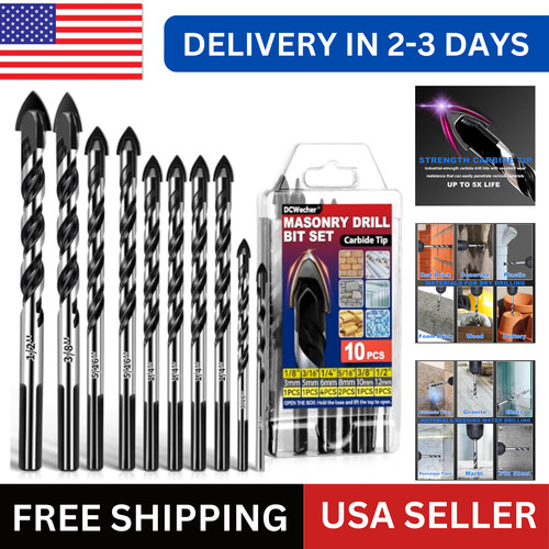 Pcs masonry concrete drill - masonry,